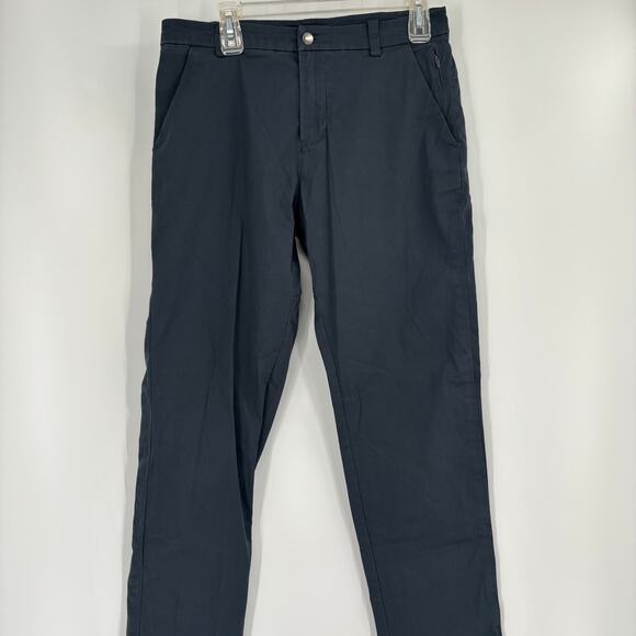 Lululemon Mens 31x29 Blue Zip Pocket Commission Pants - Picture 5 of 7